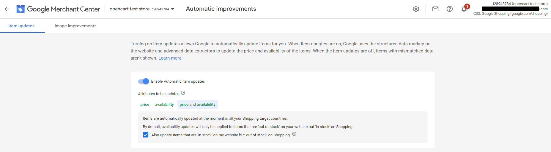 GMC_automatic_item_updates