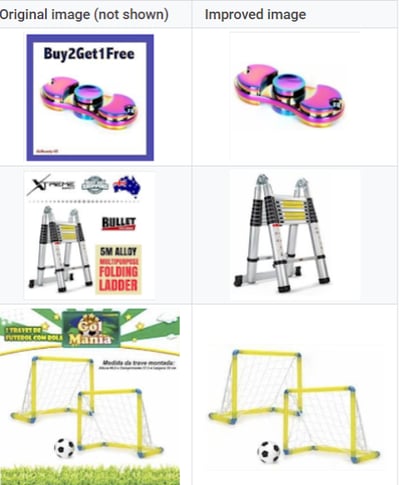 automatic image improvement-merchant center