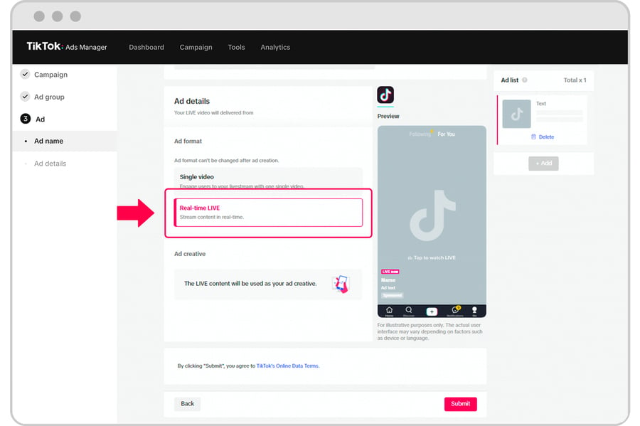Tiktok_live_shopping_ad_creation
