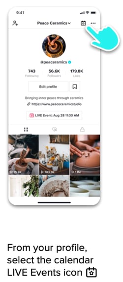 TikTok Live Event is on