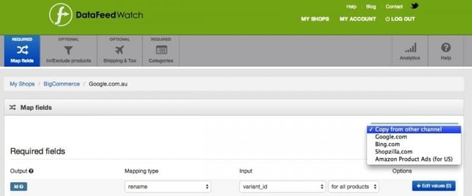 Copy Map Channel Fields