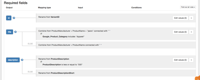 Fold In All Rules in DataFeedWatch