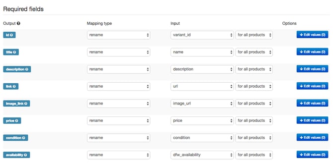 DataFeedWatch Old Interface