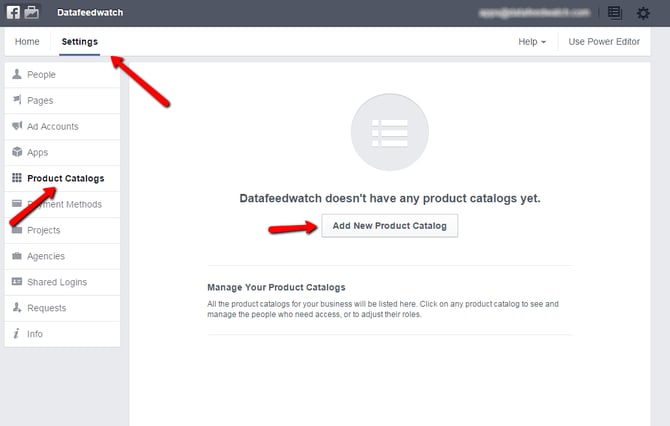 Facebook Dynamic Product Ad Dashboard