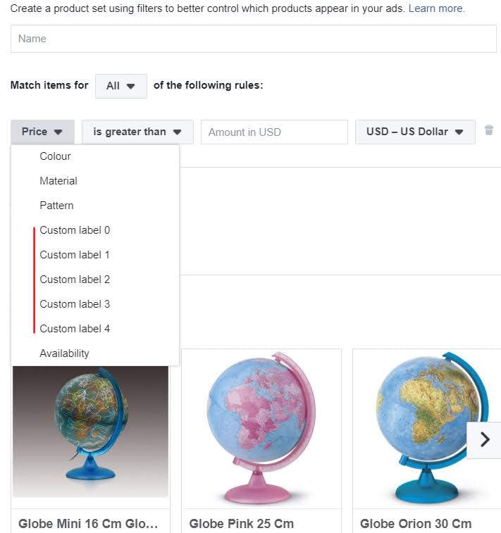 facebook_product_sets_filters_custom_labels