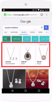 Google Shopping Ads on Image Search