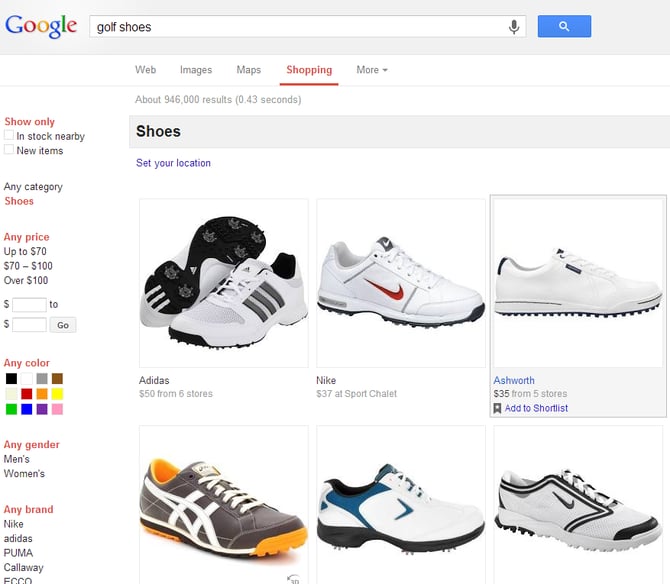 Best Comparison Shopping Engine Google Shopping Shoes
