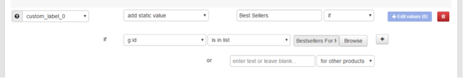 Custom Labels in Google Shopping