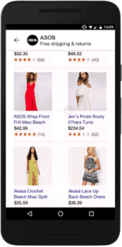 Google Shopping Showcasing Shopping Ads