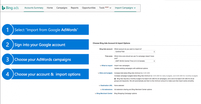 Import Google Shopping Campaigns in to Bing Shopping