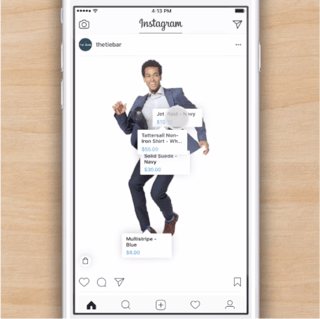Instagram Shopping View Tags