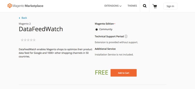 Magento Marketplace with DataFeedWatch