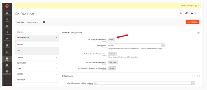 Magento Stores Configuration