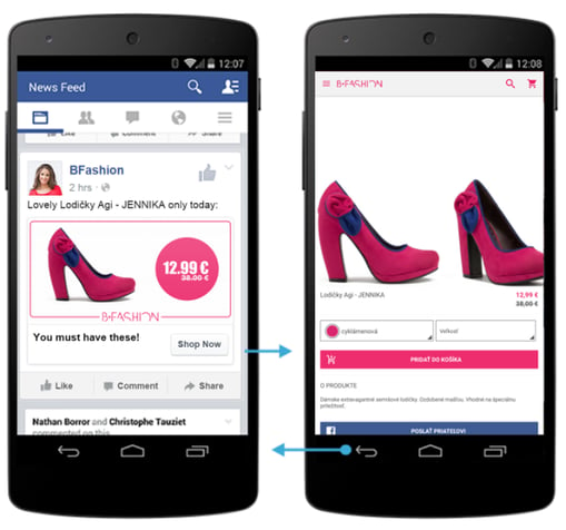 Mobile Facebook Dynamic Product Ads