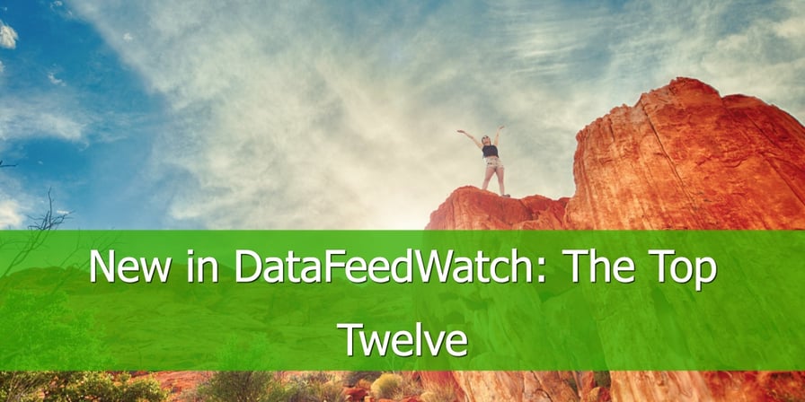 New in DataFeedWatch - The Top Twelve