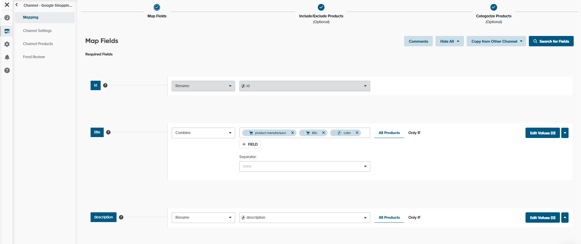 product_feed_mapping