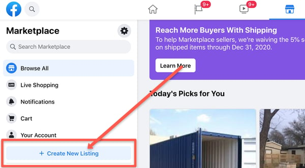 create listing