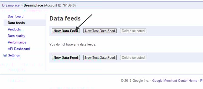 New Data Feed in DataFeedWatch