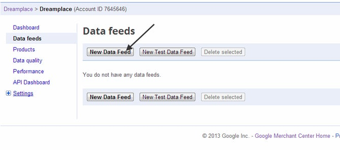 New Data Feed in DataFeedWatch