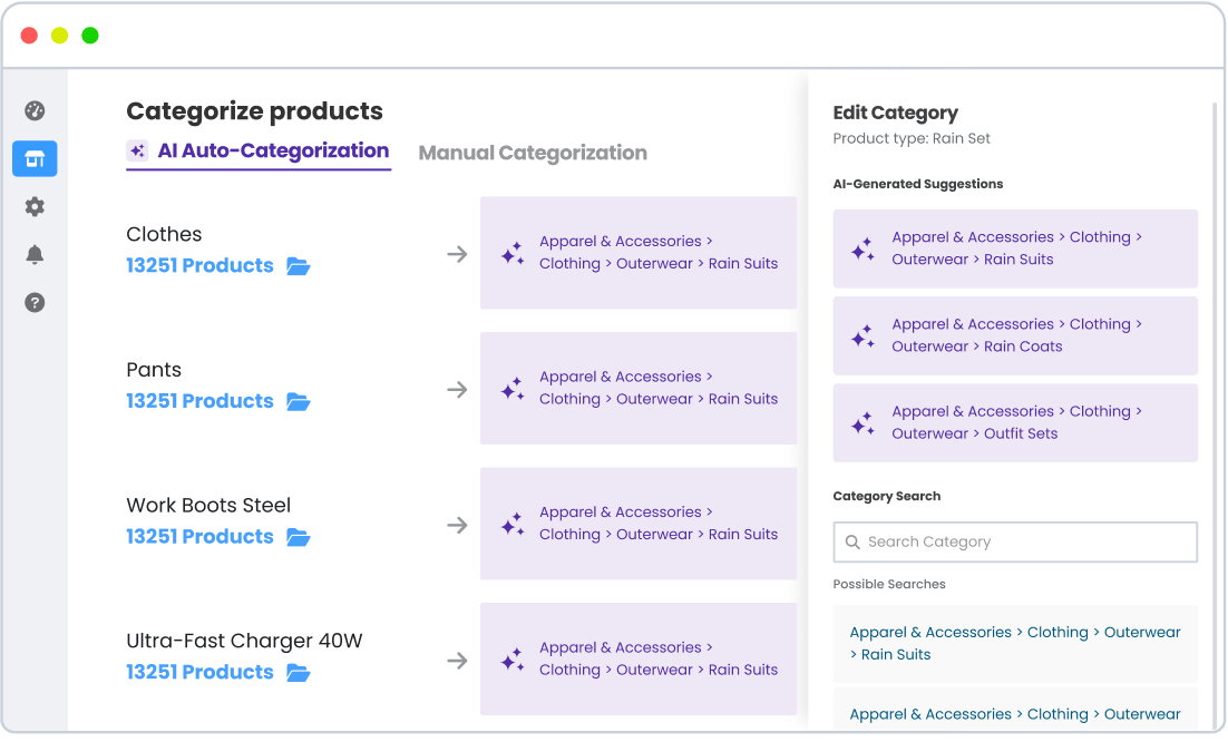 Native AI Feed Optimization