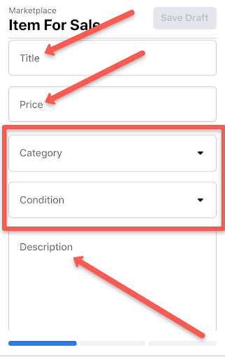 marketplace categories