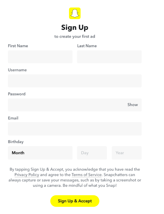 Snapchat Read Sign Snapchat Advertising: How to Create Snapchat Ads in 2024