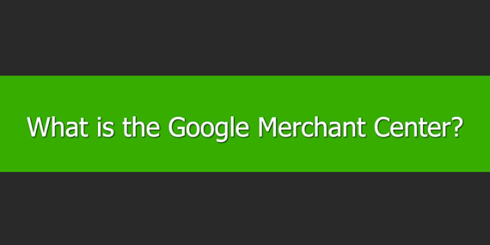 What is the Google Merchant Center?